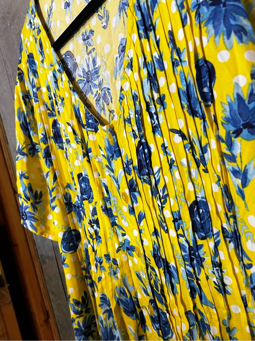 WW Pleated Bodice 1X Maxi Dress
